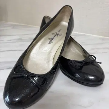 긴자 카네마츠 블랙 저힐 펌프스 25D 일본제