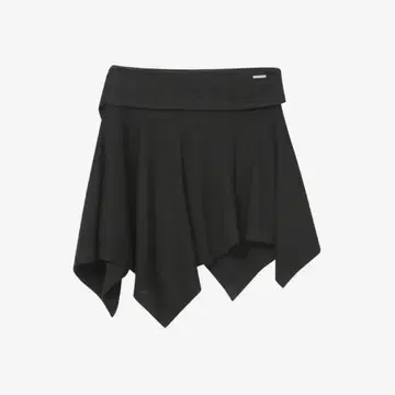 미세키서울 Unbalanced flow mini skirt BLACK | 브랜드 중고