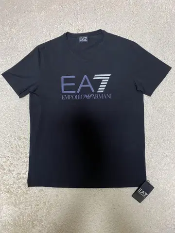 [ 새상품 ] 엠포리오 아르마니 EA7 V넥 티셔츠 블랙 L