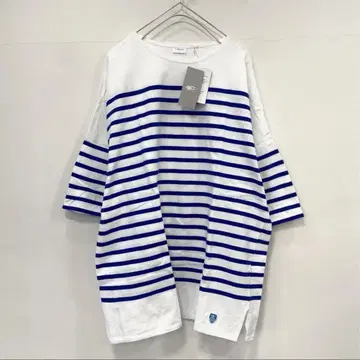 ORCIVAL x BEAMS 별주 네이벌 보더 티셔츠