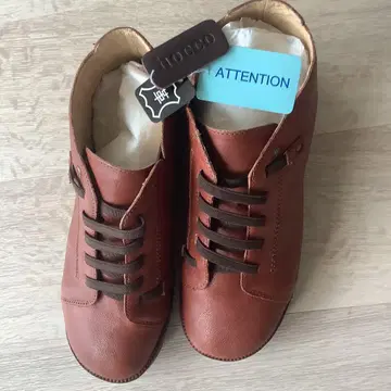 hocco 천연 가죽 하이컷 스니커즈 24.5cm