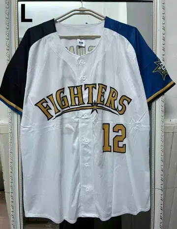 일본햄 파이터즈 #12 마츠모토 고 선수 유니폼 20주년 L 사이즈