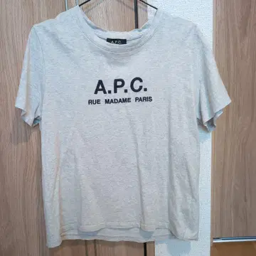 A.P.C. 그레이 셔츠 로고 프린트