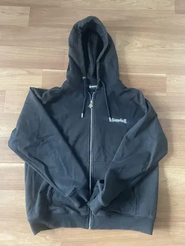 Supplier Cross Logo Hoodie 블랙 사이즈 L