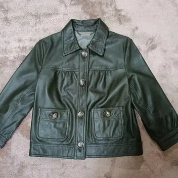 MICHAEL KORS 가죽 재킷 양가죽 아우터 7부 소매