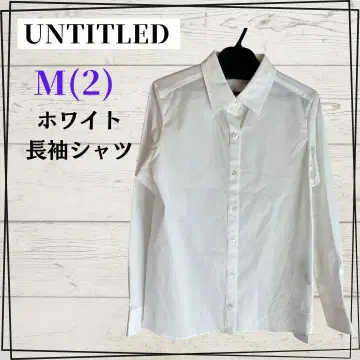 [새상품] UNTITLED 언타이틀 화이트 긴팔 셔츠 2 (M) 화이트