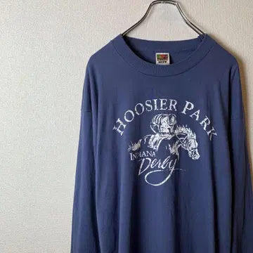 프룻 오브 더 룸 티셔츠 긴팔 네이비 XL USA제 90s 구제 의류