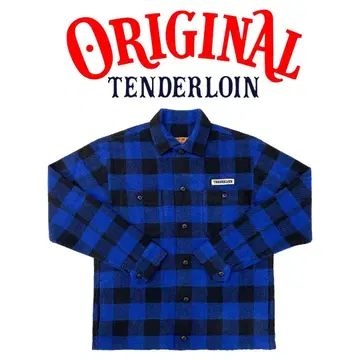 S 사이즈 TENDERLOIN 버팔로 자켓 파랑 텐더 로인