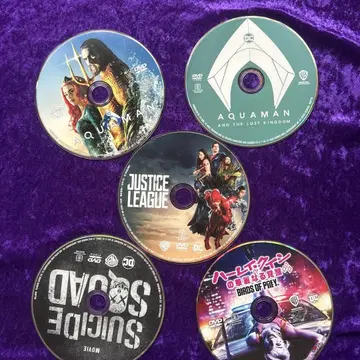 DC 영화 DVD 5작품 세트 아쿠아맨 등