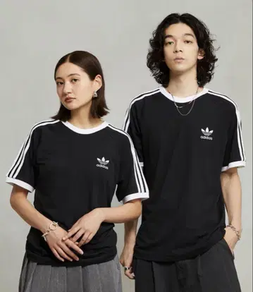 adidas Originals 스테디셀러 T셔츠 블랙 x 화이트