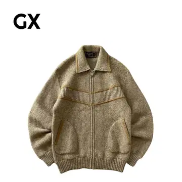 [ 새상품급 ] GX 일본제 ~80s 절개 디자인 니트 자켓 가디건