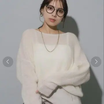 시어 모헤어 니트