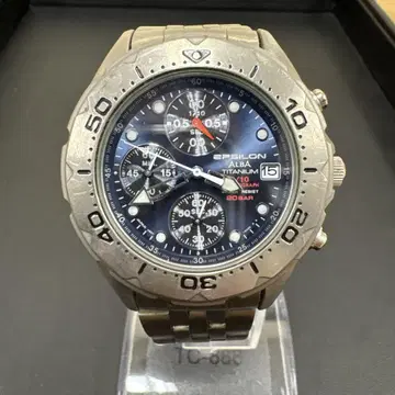 후도 세이코 알바 엡실론 TI V657-6020 파란색 다이얼