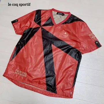 르꼬끄 스포르티브 골프웨어 반팔 나일론 1포켓 V넥