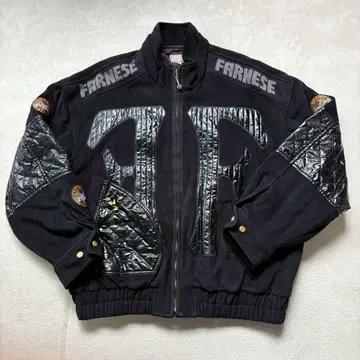 [ 초레어 ] FARNESE 빈티지 블루종 점퍼 금 자수 화려함