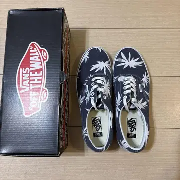 VANS 오센틱 스니커즈 잎 패턴