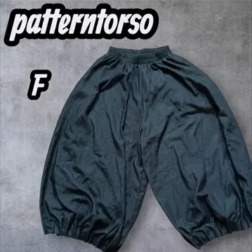Antiqua patterntorso 와이드 팬츠 릴랙스 블랙 F