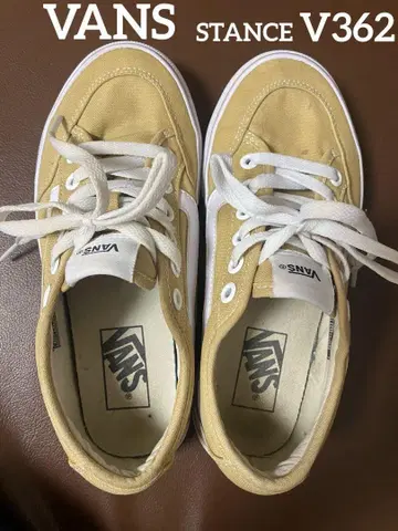 VANS 스탠스 V362 베이지 스니커즈