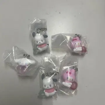 산리오 가챠 메지루시 액세서리 5개 세트