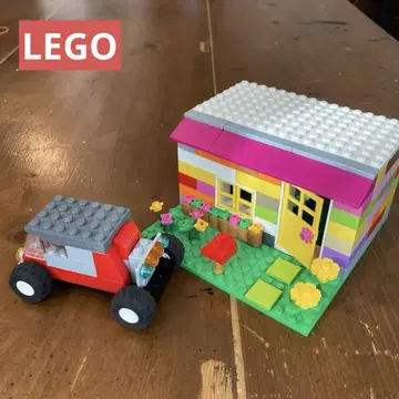 레고 하우스와 자동차 세트