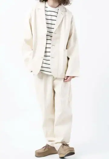 FREAK'S STORE 아이보리 자켓 팬츠 셋업