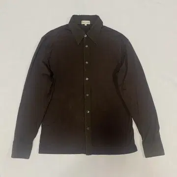 폴스미스 다크 브라운 코튼 긴팔 셔츠 남성용 L 사이즈