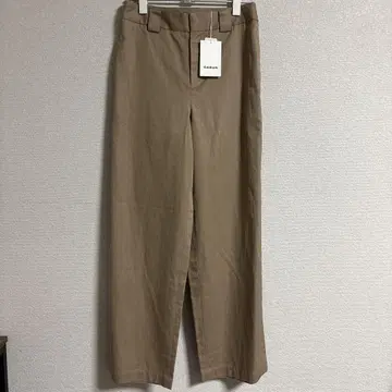 캐번 린넨라미 코튼 스트레이트 팬츠