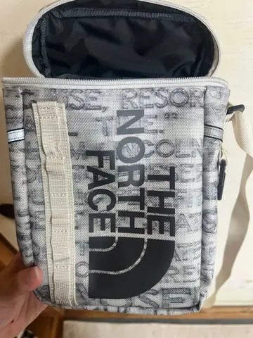 THE NORTH FACE 숄더백 화이트/그레이