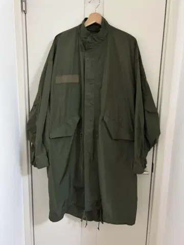coen 올리브색 모즈 코트 L 사이즈