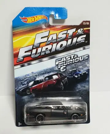 핫휠 와일드 스피드 '70 닷지 차저 R/T 매트 블랙