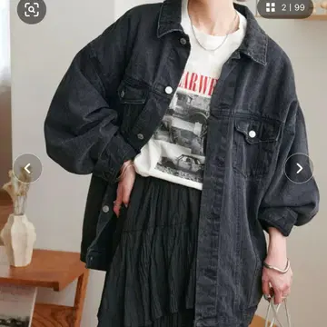 디스코트 US 코튼 데님 빅 G 자켓 PS 사이즈