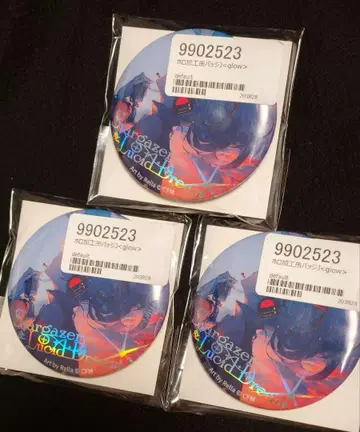 하츠네 미쿠 Rella 개인전 홀로그램 캔뱃지 glow