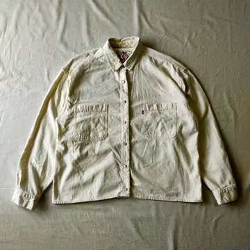 구제 의류 리바이스 긴팔 셔츠 코튼 트윌 데님 셔츠 90s