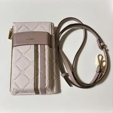 &chouette 핑크 베이지 퀼팅 숄더백
