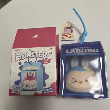 POP MART 라브부 LABUBU 스퀴즈 참 Wacky Mart