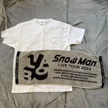 Snow Man LIVE TOUR 2022 타월 T셔츠 세트