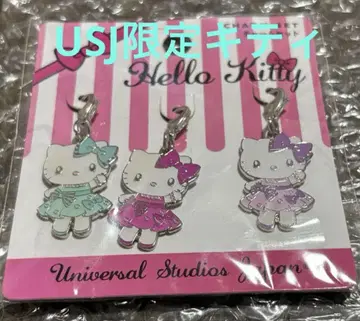 USJ 한정판 키티 참 세트 리본 2017년 드레스 유니버셜