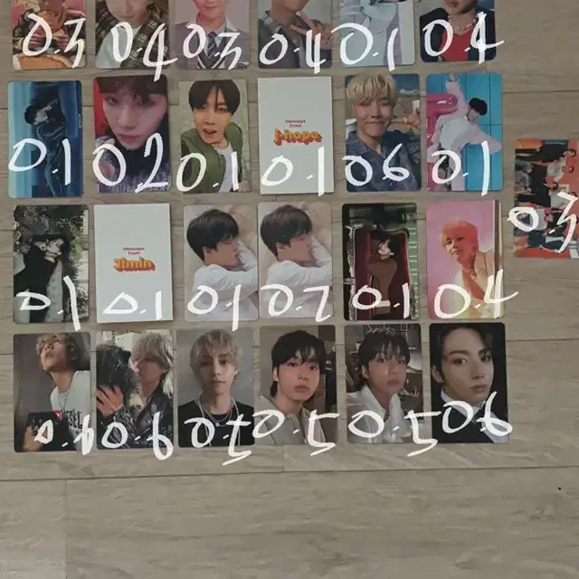 방탄소년단 공식 포카 판매