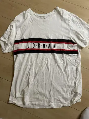 Jordan XL 화이트 셔츠 스트라이프 나카타 쇼