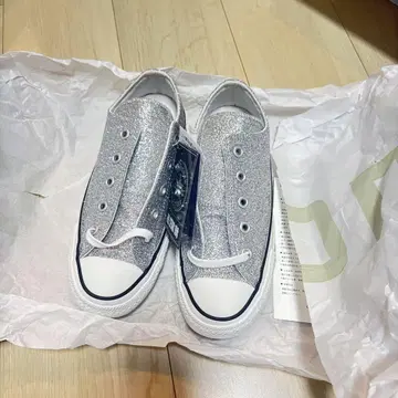 CONVERSE Chuck Taylor 실버 글리터 스니커즈