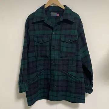 [ 70s USA ] PENDLETON 울 자켓 L 블랙워치