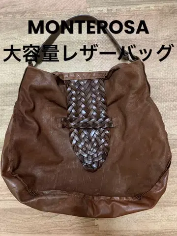 MONTEROSA 몬테로사 핸드백 브라운 가죽 숄더백