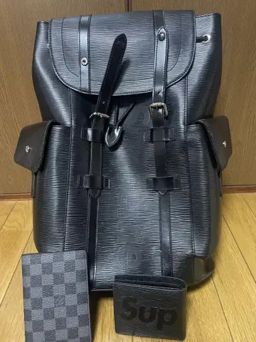 에피 가죽 블랙 백팩 덤 포함