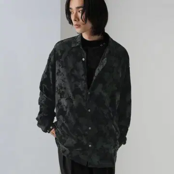 무라조메 브라 가라 셔츠