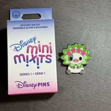 Disney mini mixits 핀 배지 푸아