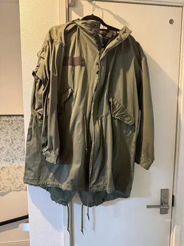LE JUN le coat 올리브 그린 모즈 코트