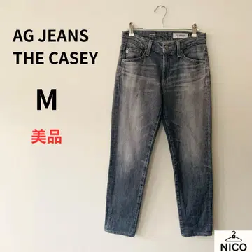 AG JEANS 더 케이시 그레이 데님 팬츠 릴랙스 스키니