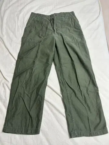 60s vintage 베이커 팬츠 밀리터리 팬츠 카키 w34 L29