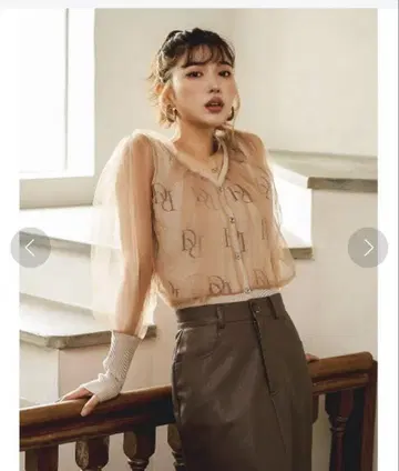 Darich 시어 콤비 DR 니트 가디건