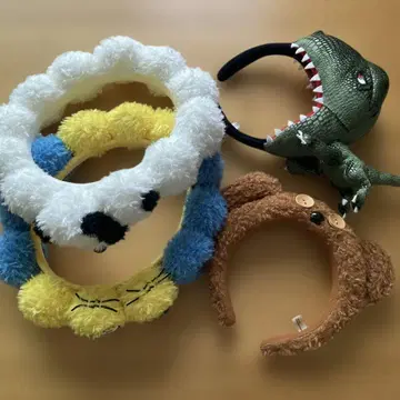 USJ 공룡 디자인 머리띠 유니버셜 왕관 모자 유니버셜 굿즈
